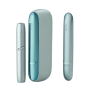 Комплект IQOS 3 DUOS  Серебристо-голубой+ 6 пачек стиков